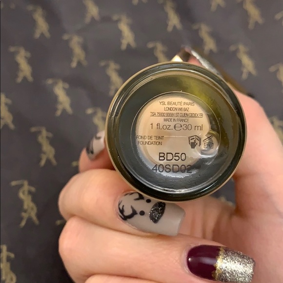 YSL Touche Eclat Foundation BD50 Warm Honey - Picture 3 of 3